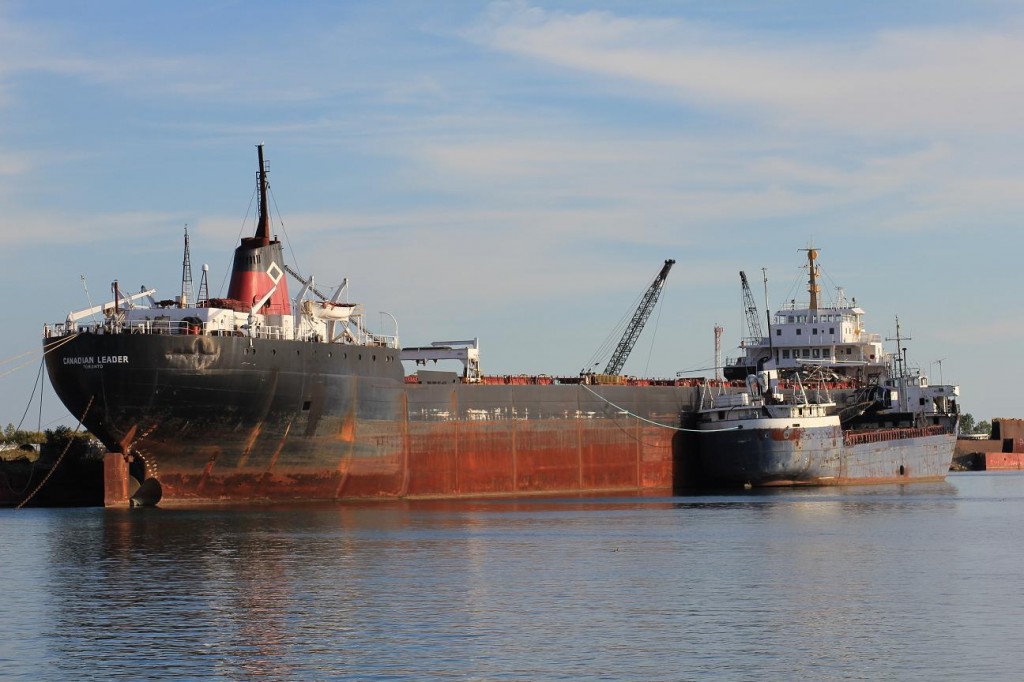 Canadian Leader, at the scrapyard, Port Coulborne, ONT. 9/18/2011