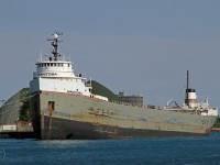 The Manitoba sits in seasonal lay-up in Sarnia's North Slip. Along with the Manitoba were CSL's Frontenac and Tadoussac. I sure hope they get back out on the lakes sooner, than later.